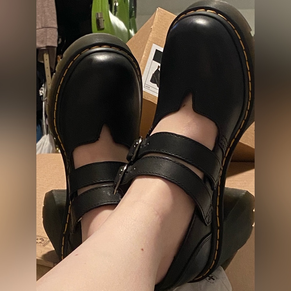 Doc Martens Eviee Sendal Black leather
